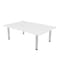 Skutchi Designs 47.25 in W, 71.5 in L, 29 in H, Engineered Wood Top, White HAR-REC-48X72-PT-09 - alternate 1